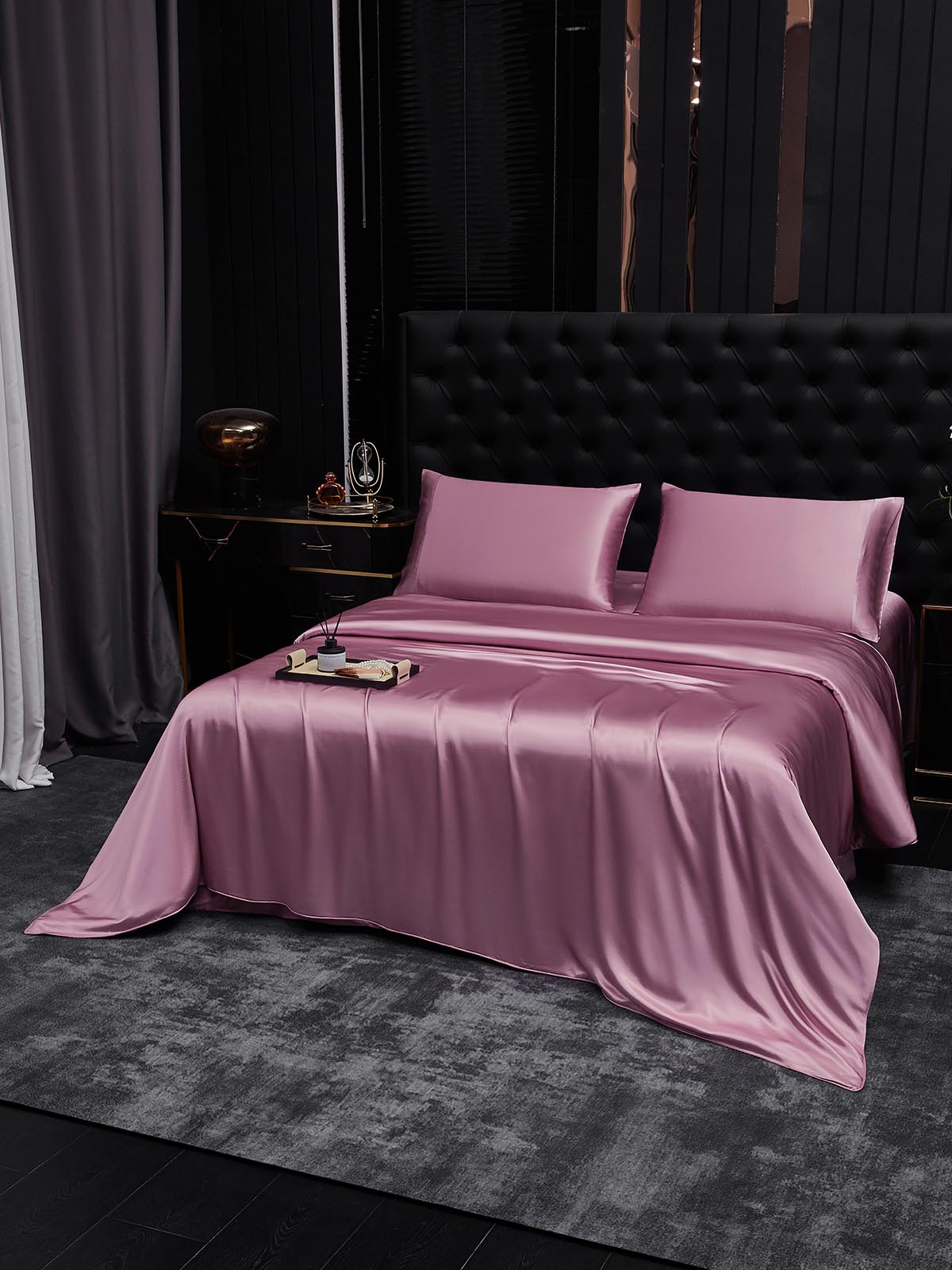 [Orchidea Malva] SilkSilky-IT 25Momme Seta pura Bedding Set 002
