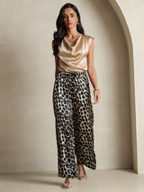 [Leopardo] SilkSilky-IT Seta pura Womens Pants 008,