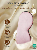 [Rosa Chiaro] SilkSilky-IT Mascherina da Notte 003