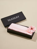 SilkSilky IT Seta pura Scarf Rosa 001