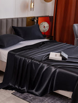 [Nero] SilkSilky-IT 19Momme Set di biancheria da letto 004