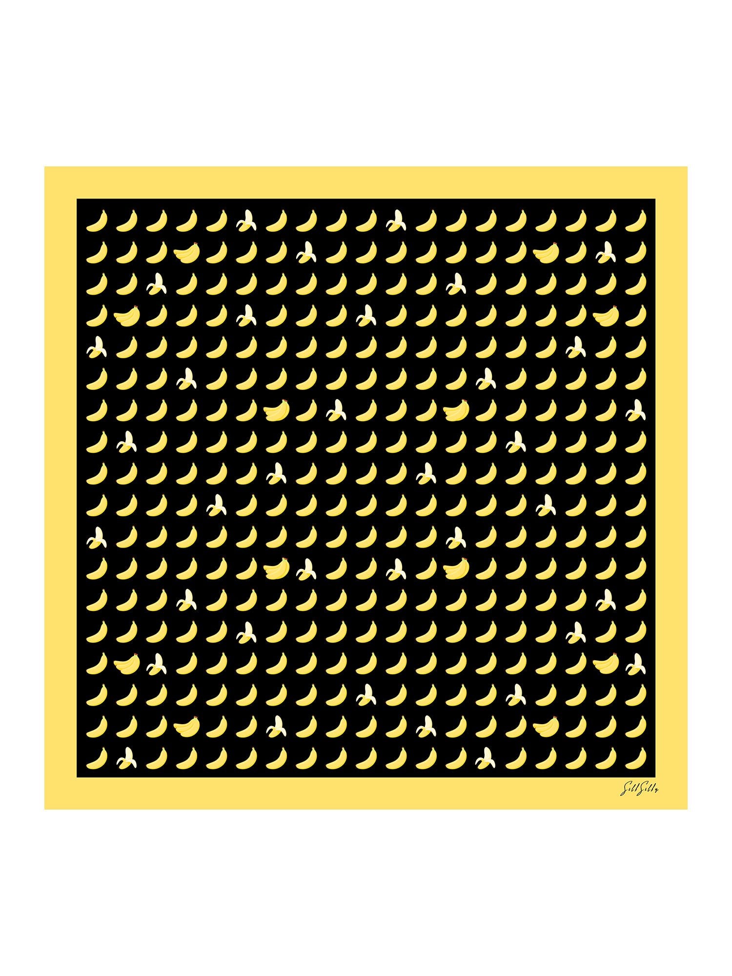 [Banana Nera] SilkSilky-IT Scarf 001
