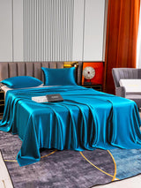 [Verde Acqua] SilkSilky-IT 22Momme Set di biancheria da letto 003