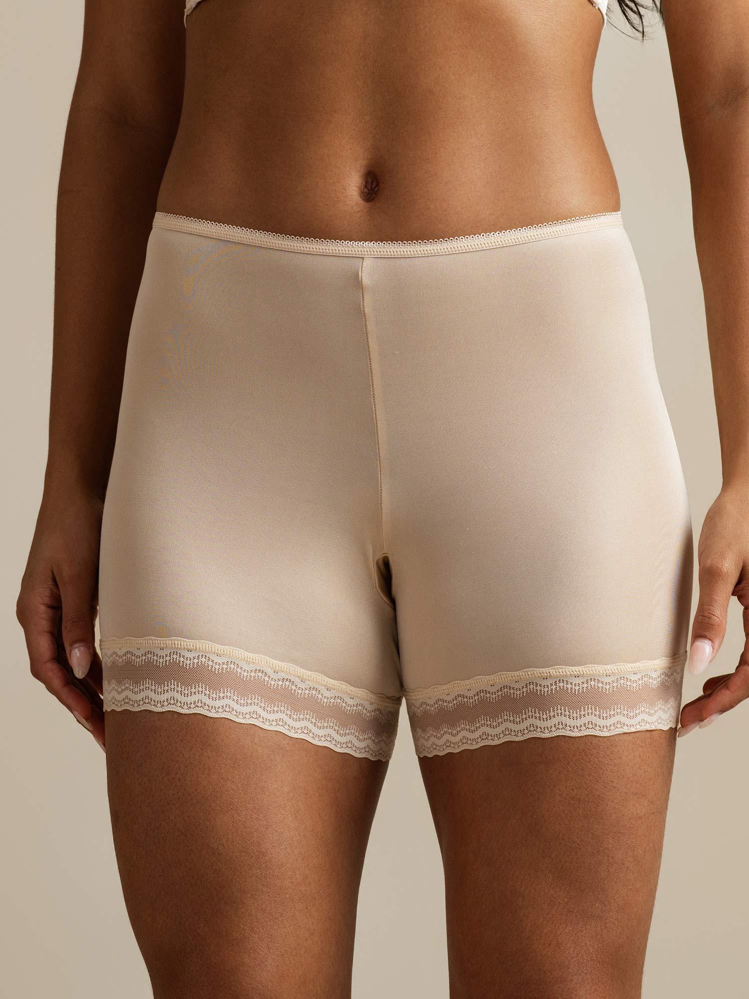 [Beige] SilkSilky-IT Seta pura Panty 003,