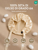 [Champagne] SilkSilky-IT Cuffia di seta 002