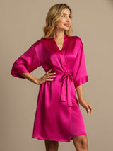 [Rosa Rossa] SilkSilky-IT 3/4 Sleeve Vestaglia da donna 003