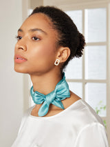 [Verde Acqua] SilkSilky-IT Sciarpa 002