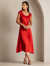 [Vino] SilkSilky-IT Cap Sleeve Vestiti da donna 001
