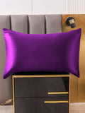 SilkSilky-IT 19Momme Seta pura Pillowcase Viola 004