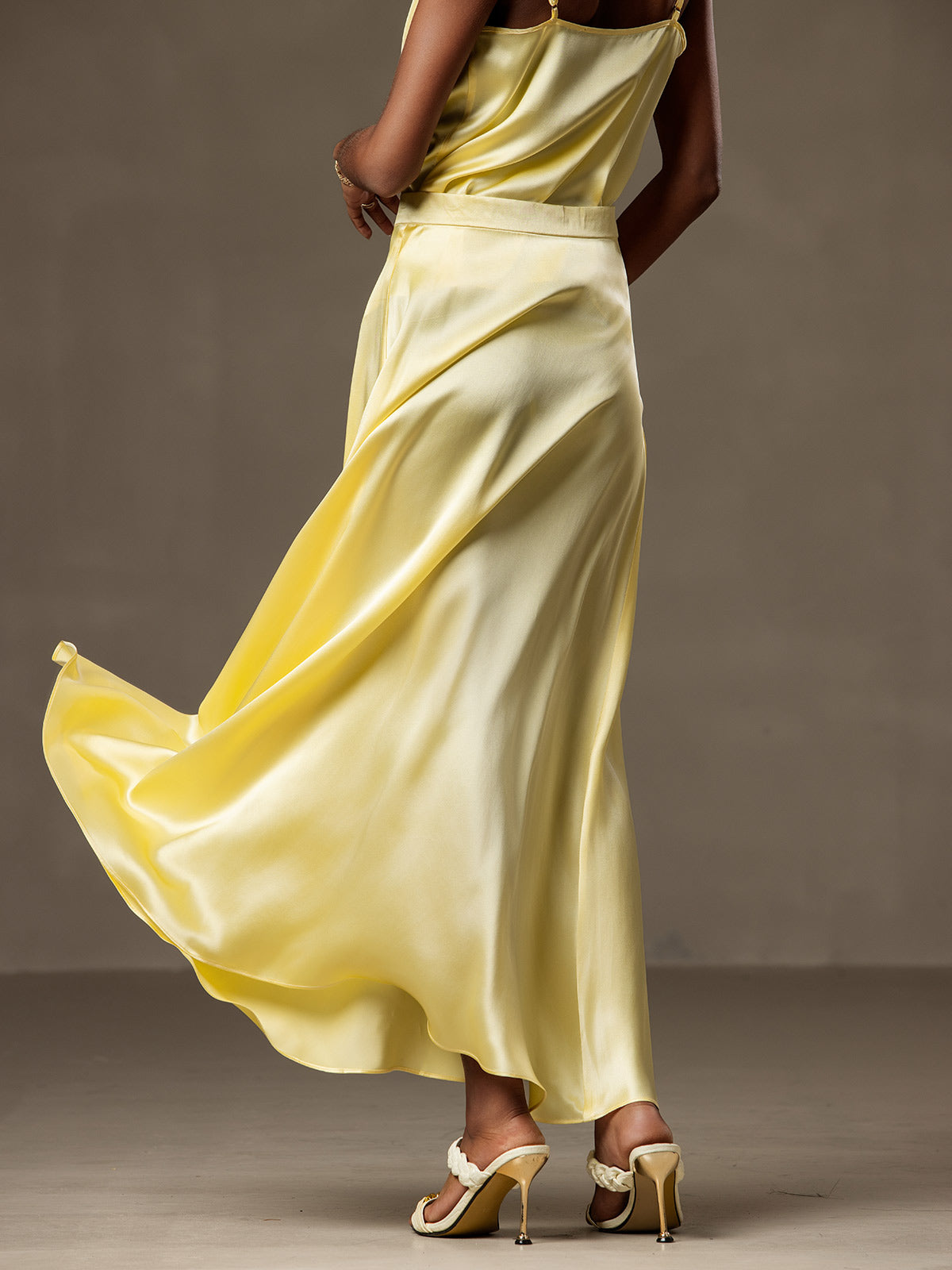[Giallo Chiaro] SilkSilky-IT 19Momme Seta Skirt 002