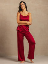 [Vino] SilkSilky-IT 19Momme Tirantes Finos Scollo A Coppa Set di Bretelle 003