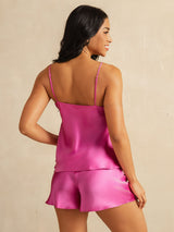 [Rosa Rossa] SilkSilky-IT Sleeveless V Neck Set di Bretelle 002