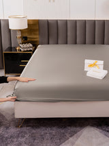 [Grigio] SilkSilky-IT 19Momme Lenzuoli 005