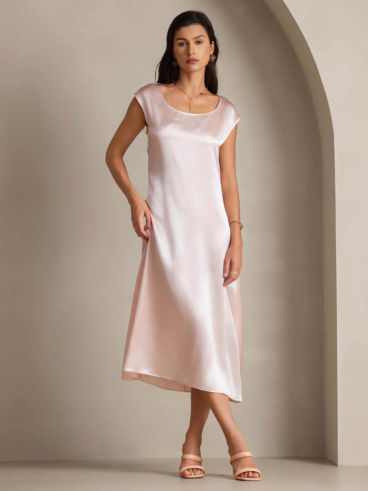 [Rosa] SilkSilky-IT 19Momme Seta Dress 002