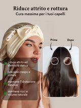 [Beige] SilkSilky-IT Cuffia di seta 003