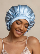 [Azzurro] SilkSilky-IT Cuffia di seta 004