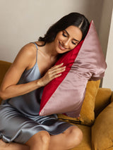 [OrchideaMalva+Vino] SilkSilky-IT 19Momme Seta pura Pillowcase 002