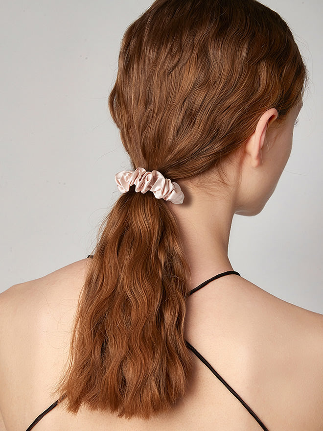 [Rosa Chiaro] SilkSilky-IT 19Momme Seta pura Scrunchie 005