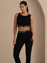 [Nero] SilkSilky-IT Sleeveless Crew Neck Women's Outfit Sets 005
