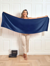 [Blu Scuro] SilkSilky-IT Sciarpa 002