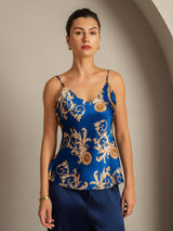 [Drago Navy] SilkSilky-IT Seta pura Camisoles 003,