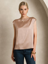 [Toscana] SilkSilky-IT Cap Sleeve Round Neck Magliette donna 001