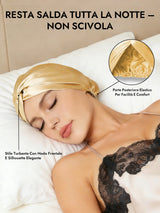 [Champagne] SilkSilky-IT Cuffia di seta 006