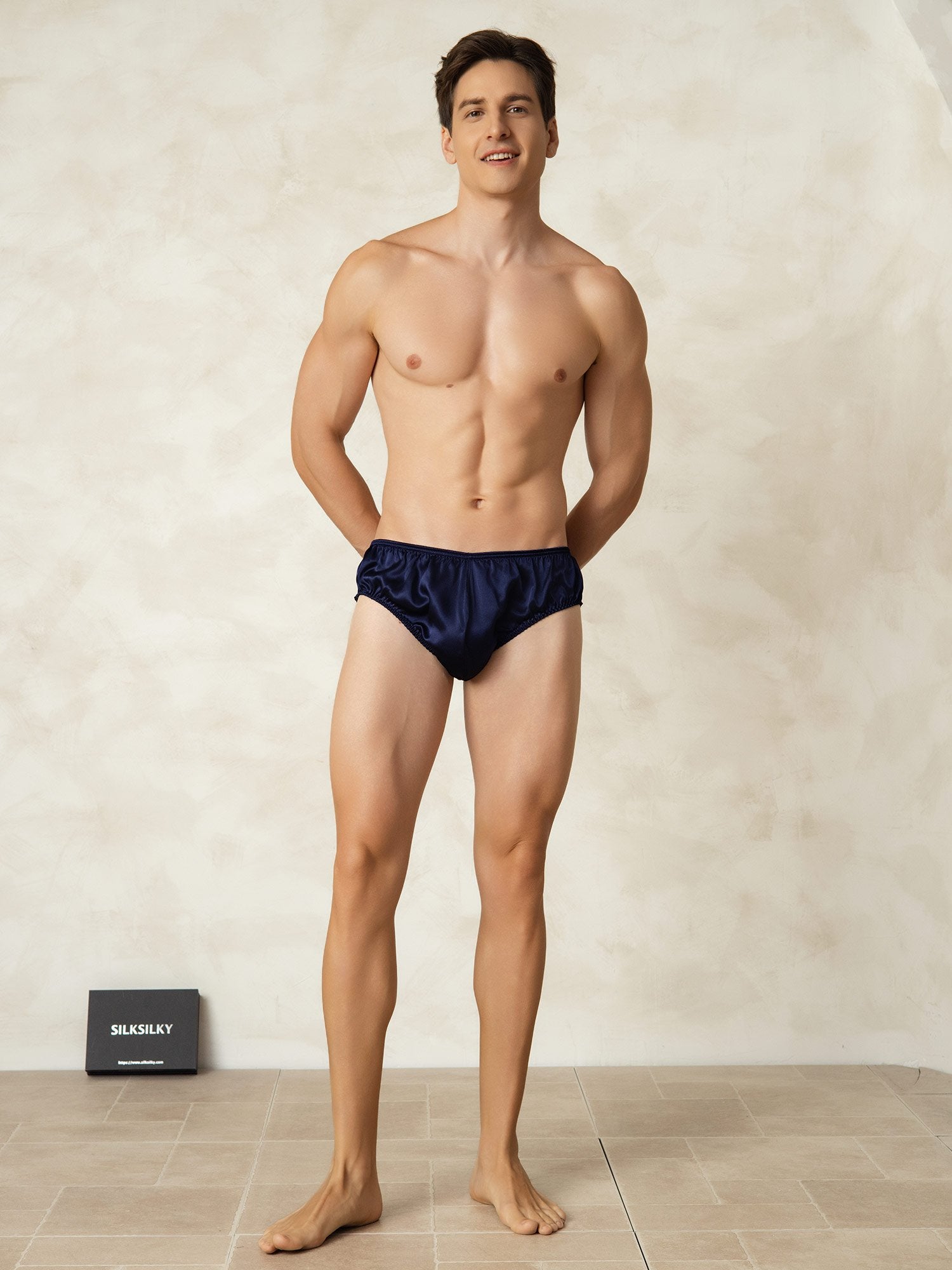 [BluScuro] SilkSilky-IT Seta pura Mens Underwear 003