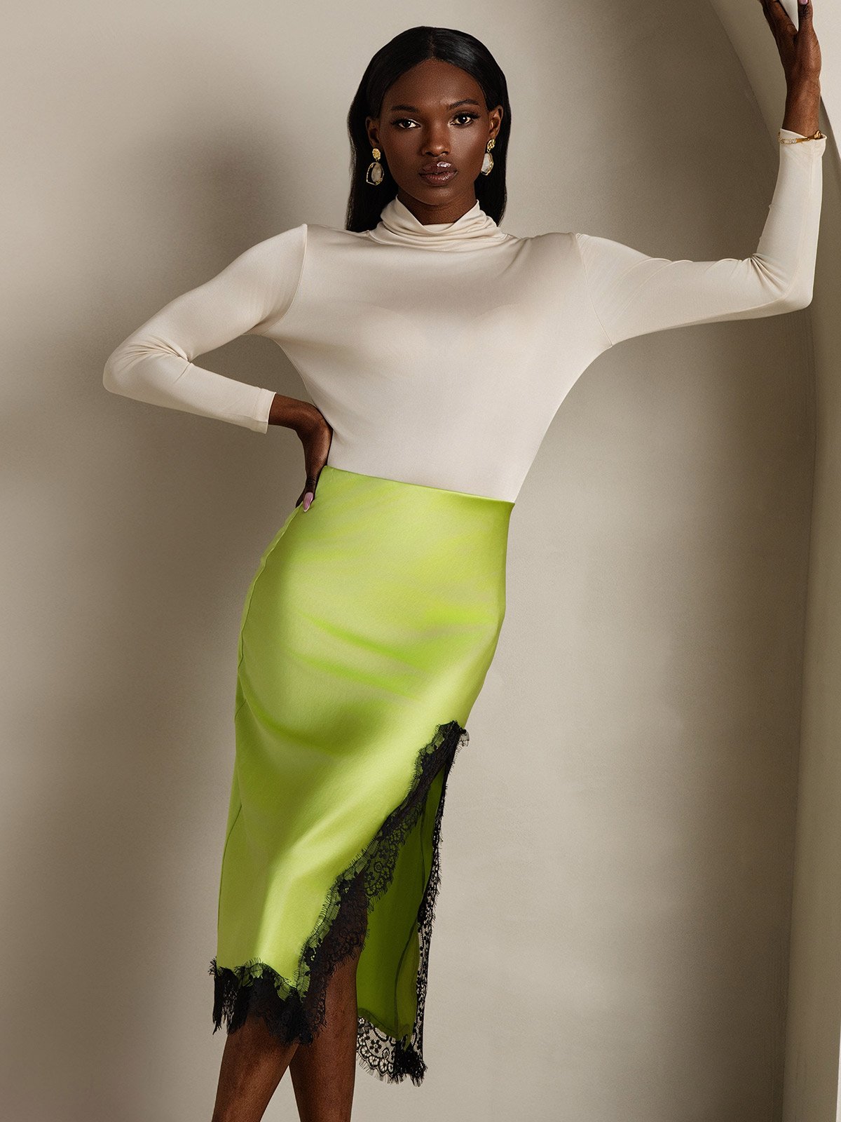 SilkSilky-IT 19Momme Seta Skirt MentaVerde 003