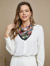[P044] SilkSilky-IT Seta pura Scarf 004