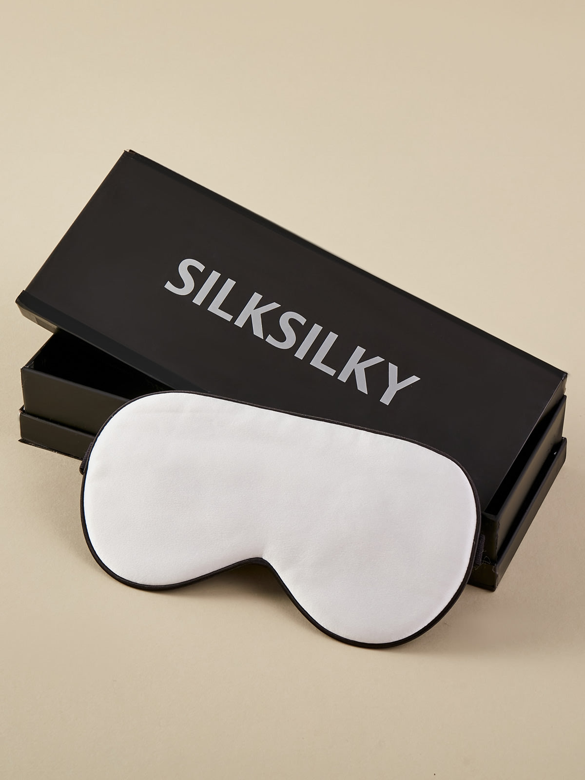 SilkSilky IT 19Momme Seta pura Eye Mask VerdeScuro 002