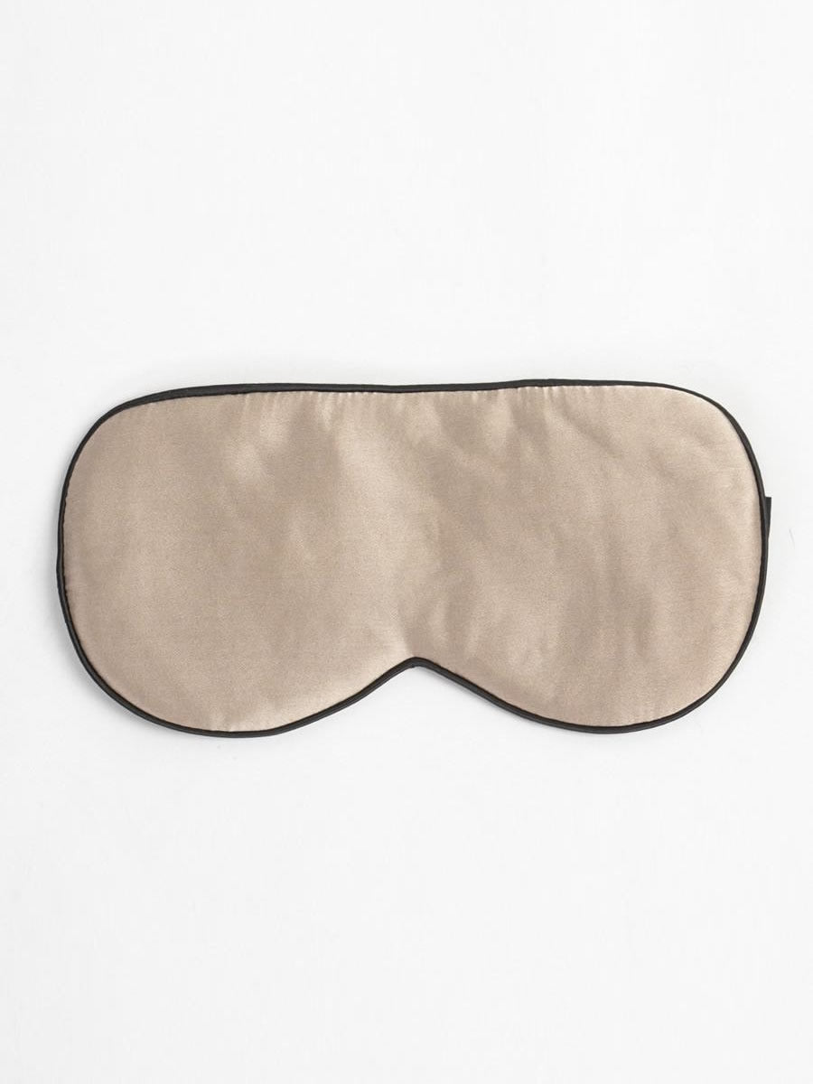 [Kaki Scuro] SilkSilky-IT 19Momme Seta pura Eye Mask 005