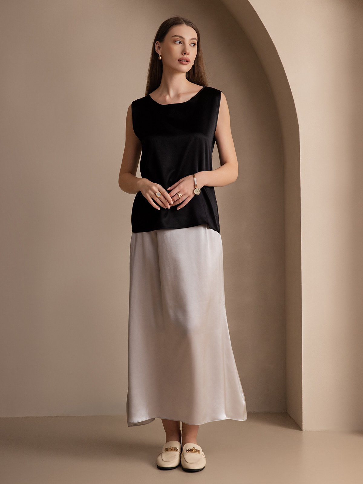 [Nero] SilkSilky-IT 19Momme Seta Camisoles 005