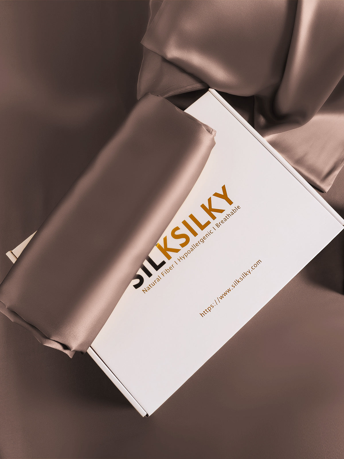 [Marrone] SilkSilky-IT 19Momme Seta pura Pillowcase 007