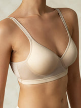 [Marrone Chiaro] SilkSilky-IT Reggiseno 002