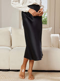 SilkSilky-IT-19Momme-Seta-pura-Skirt-Nero-001