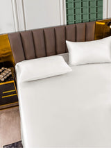 [Bianco] SilkSilky-IT 25Momme Set di biancheria da letto 005