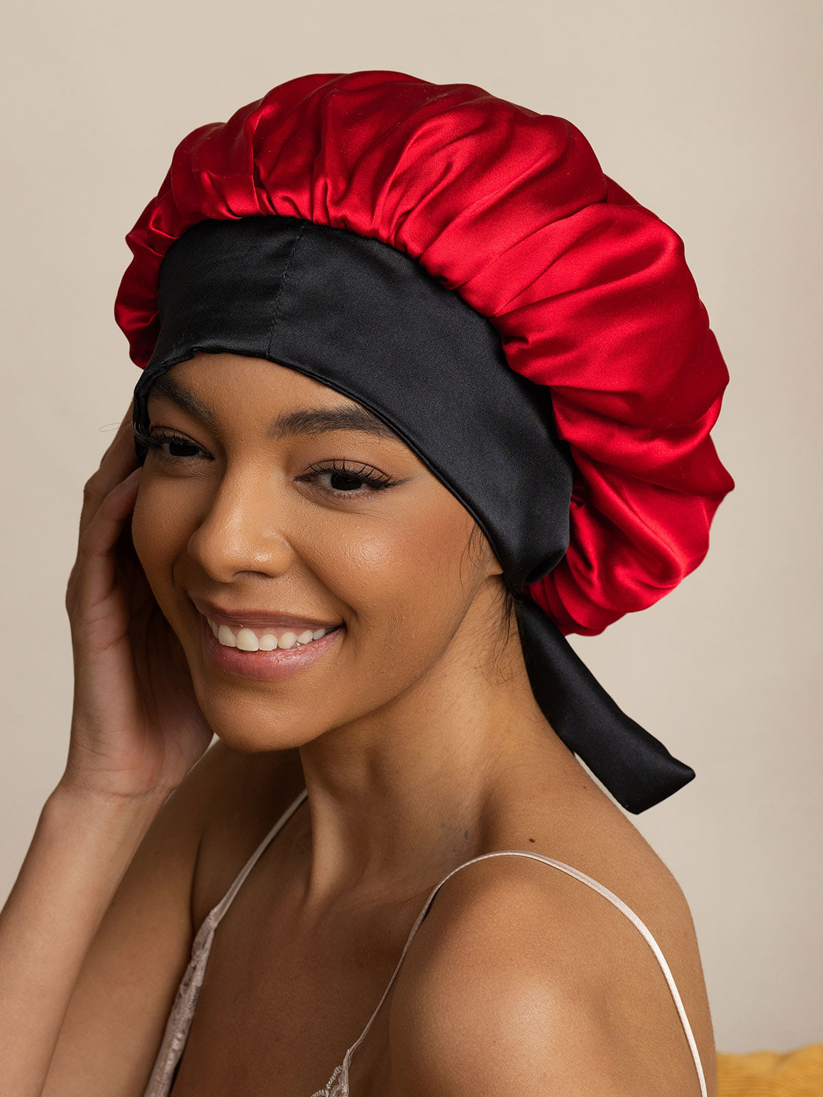 SilkSilky-IT Seta pura Sleep Cap Vino 003