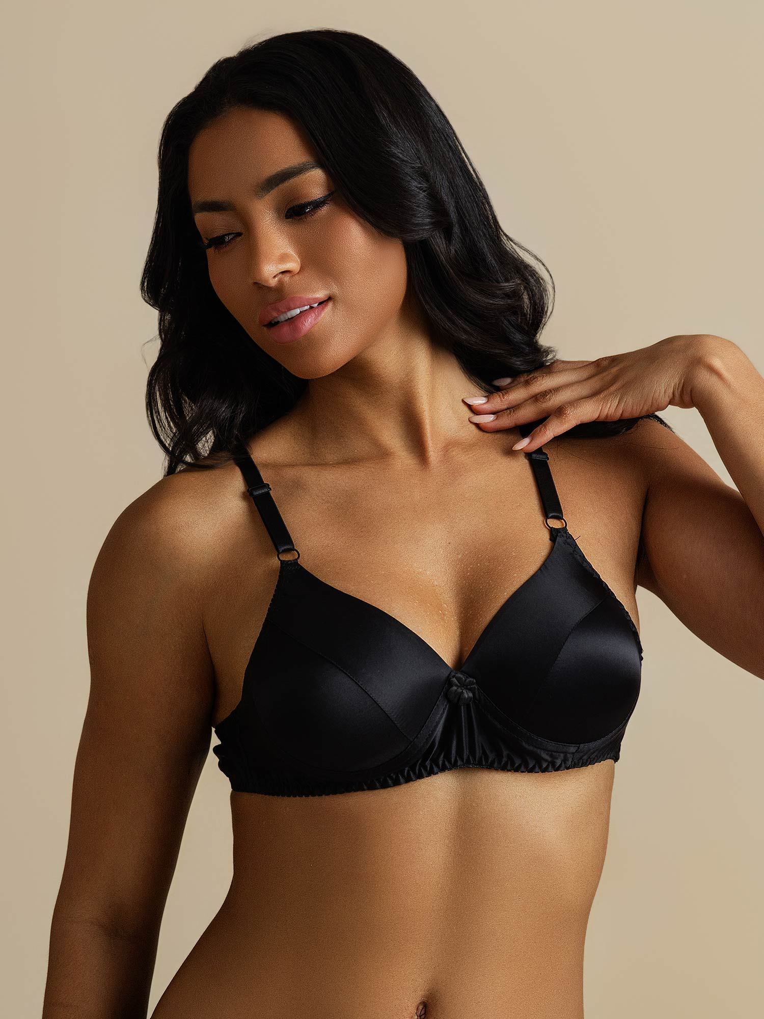 [Nero] SilkSilky-IT Seta pura Bra 006,