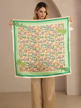 [Coccodrillo Sabbia] SilkSilky-IT Scarf 005
