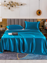 [Verde Acqua] SilkSilky-IT 19Momme Set di biancheria da letto 002