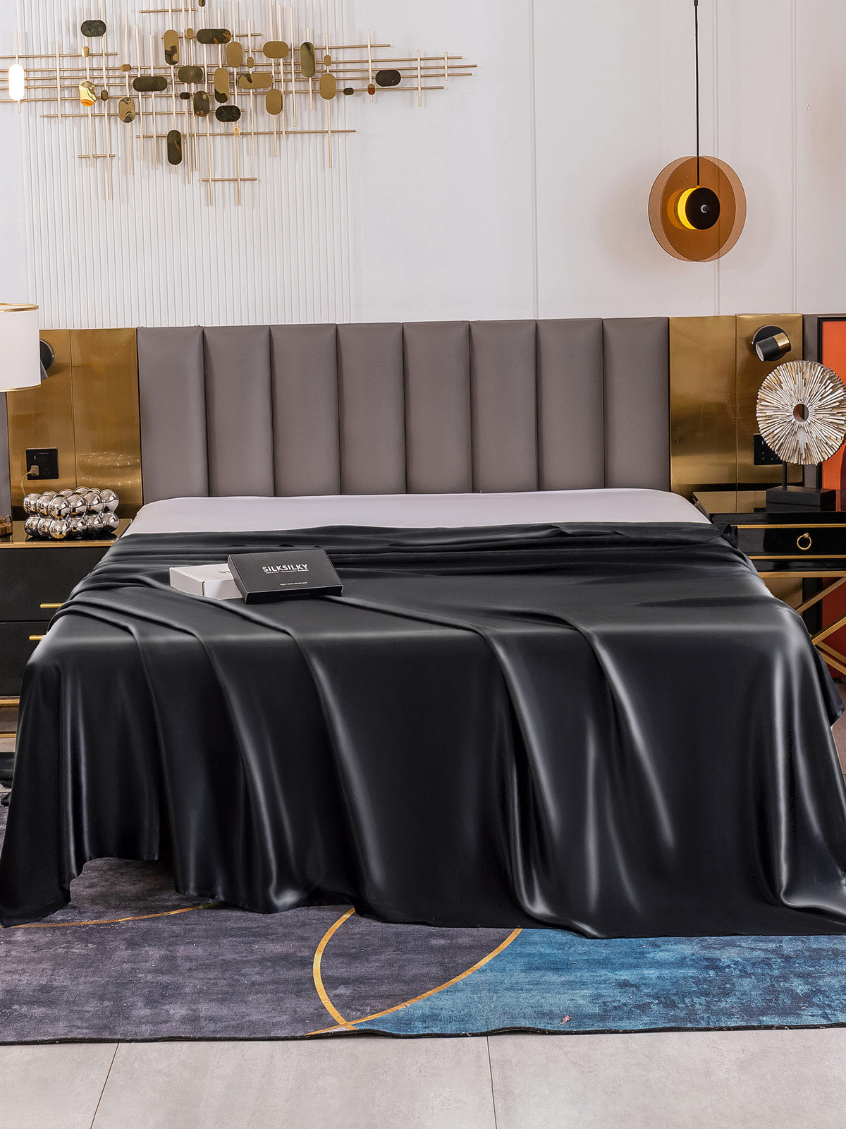 [Nero] SilkSilky-IT 19Momme Seta pura Sheet 002