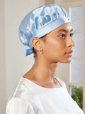 SilkSilky IT Seta pura Sleep Cap Azzurro 002