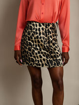 [Leopardo] SilkSilky-IT Seta pura Skirt 003,