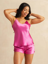 [Rosa Rossa] SilkSilky-IT Sleeveless V Neck Set di Bretelle 003