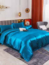 [Verde Acqua] SilkSilky-IT 19Momme Set di biancheria da letto 004