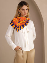 [Cane Arancione] SilkSilky-IT Scarf 005