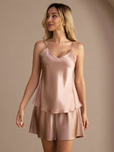 [Toscana] SilkSilky-IT Sleeveless V Neck Set di Bretelle 003