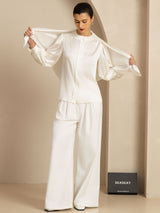 [Bianco] SilkSilky-IT Sciarpa 004