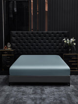 [Blu Grigiastro] SilkSilky-IT 22Momme Lenzuoli 001